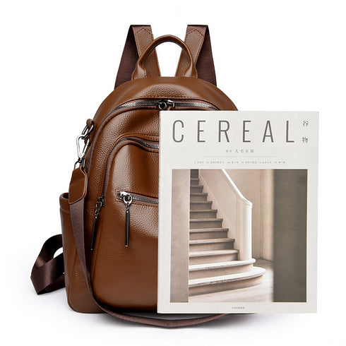 Stylish Pu School Backpack Bag.